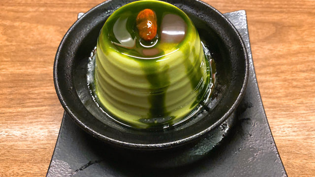 一蘭「抹茶杏仁豆腐」