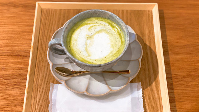 吉祥寺「茶の癒庵」の抹茶ミルク
