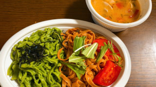 味の彩華のつけ麺