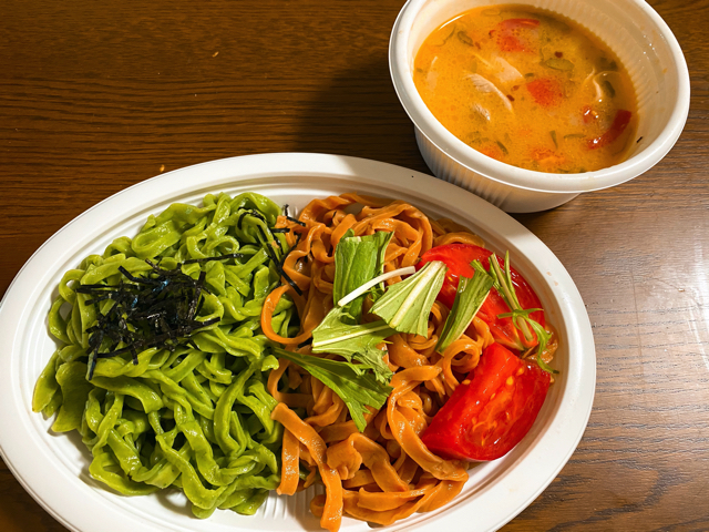 味の彩華のつけ麺