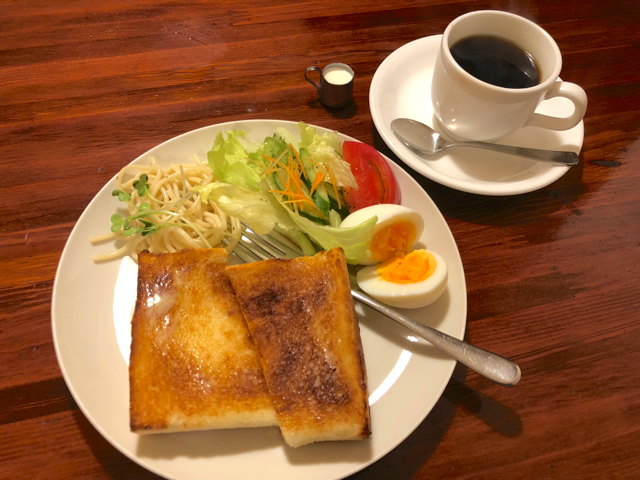 珈琲リスボンのモーニング