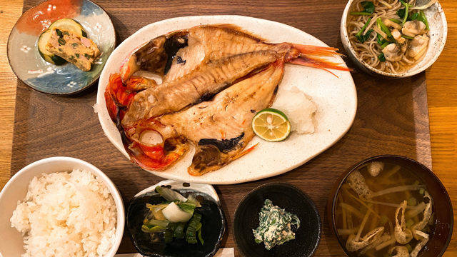 吉祥寺「あぶり処 武蔵」の金目鯛ランチ