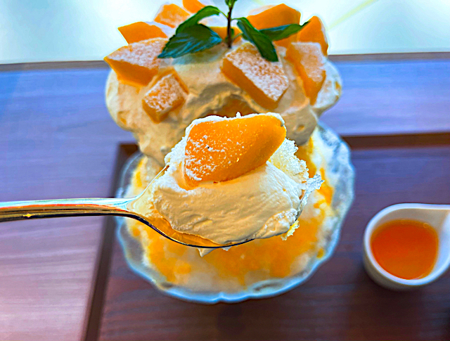 ベーカリーカフェクラウン 三鷹店のかき氷3