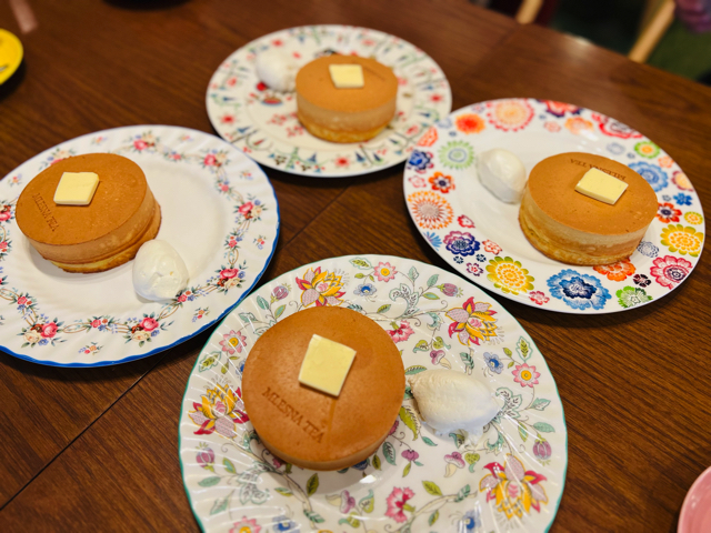 吉祥寺のムレスナティー東京のホットケーキ