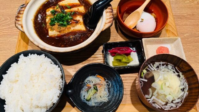 肉汁餃子のダンダダン 三鷹店の麻婆豆腐定食