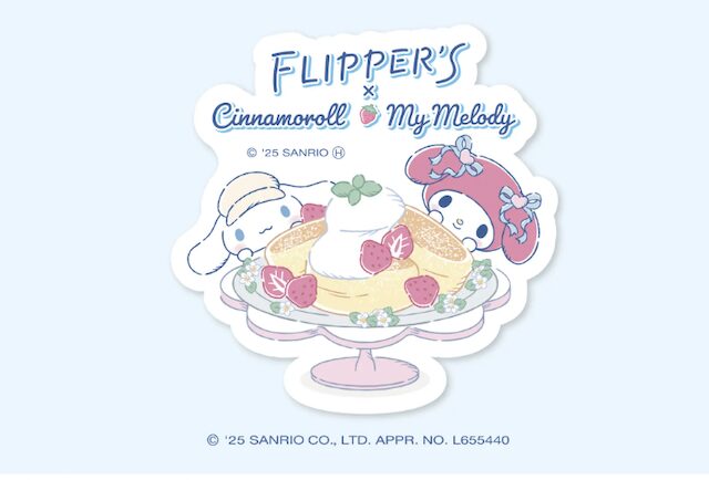 FLIPPER’S （フリッパーズ）でシナモロール&マイメロディのコラボレーションメニュー