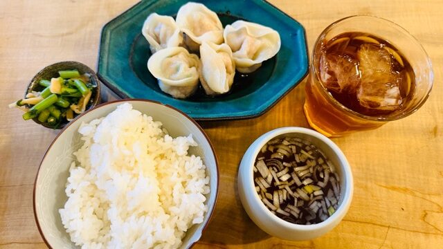 西荻窪「オイシイ水餃子クラブ」ランチ