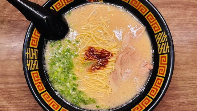 一蘭のとんこつラーメン
