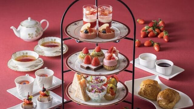吉祥寺エクセルホテル東急で冬の「苺のアフタヌーンティー」