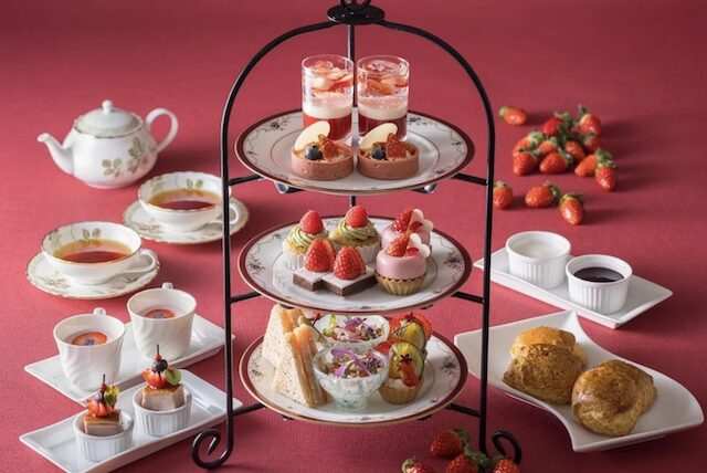 吉祥寺エクセルホテル東急で冬の「苺のアフタヌーンティー」