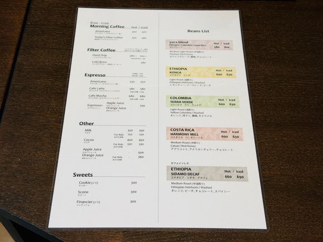 武蔵境「cafe yoca(カフェ ヨカ)」