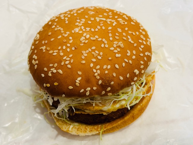 ドムドムハンバーガーの「お好み焼きバーガー」