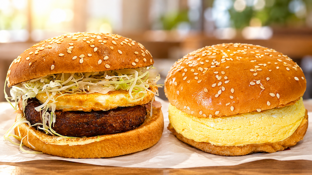 ドムドムハンバーガー 厚焼きたまごバーガー